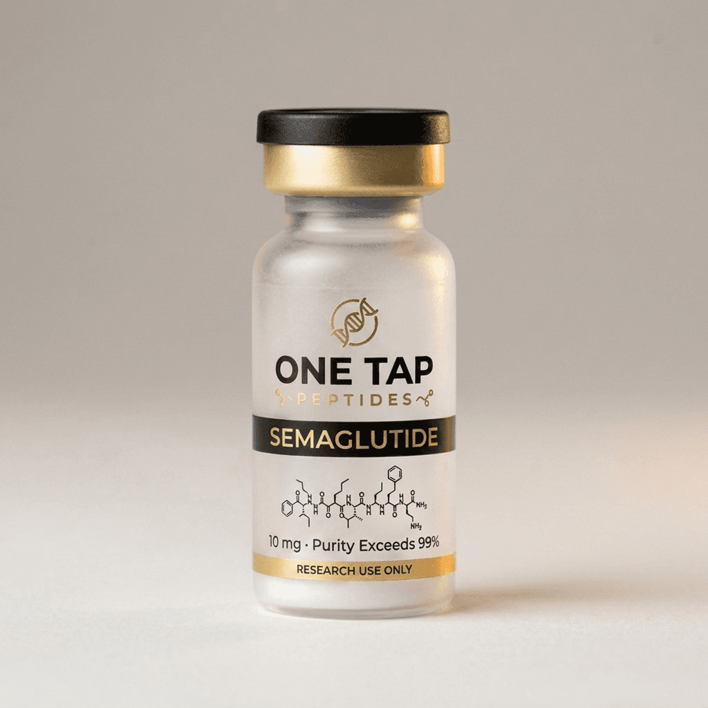 Semaglutide research vial render